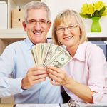 A Pair of Seniors with Money